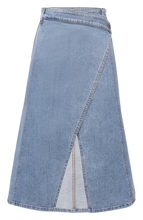 Женская джинсовая юбка STELLA MCCARTNEY синего цвета по цене 41200 руб., арт. 602043/S0H21 | Фото 1 Женская джинсовая юбка STELLA MCCARTNEY синего цвета, арт. 602043/S0H21 | Фото 1