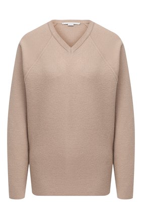 Женский шерстяной пуловер STELLA MCCARTNEY бежевого цвета по цене 67750 руб., арт. 602190/S2221 | Фото 1 Женский шерстяной пуловер STELLA MCCARTNEY бежевого цвета, арт. 602190/S2221 | Фото 1