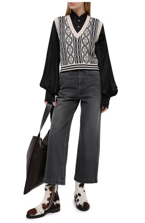 Женские кожаные ботинки ANN DEMEULEMEESTER коричневого цвета по цене 76100 руб., арт. 2002-2804-P-358-060 | Фото 2 Женские кожаные ботинки ANN DEMEULEMEESTER коричневого цвета, арт. 2002-2804-P-358-060 | Фото 2