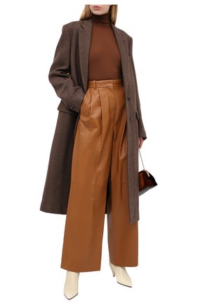 Женское шерстяное пальто DRIES VAN NOTEN коричневого цвета по цене 137500 руб., арт. 202-10202-1035 | Фото 2 Женское шерстяное пальто DRIES VAN NOTEN коричневого цвета, арт. 202-10202-1035 | Фото 2
