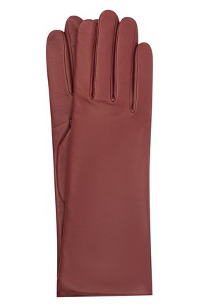 Женские кожаные перчатки AGNELLE бордового цвета по цене 10900 руб., арт. CHRISTINA/C100 | Фото 1 Женские кожаные перчатки AGNELLE бордового цвета, арт. CHRISTINA/C100 | Фото 1