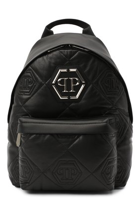 Мужской кожаный рюкзак PHILIPP PLEIN черного цвета по цене 208590 руб., арт. A20A MBA0996 PLE075N | Фото 1 Мужской кожаный рюкзак PHILIPP PLEIN черного цвета, арт. A20A MBA0996 PLE075N | Фото 1