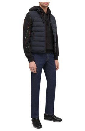 Мужские кожаные кроссовки SANTONI черного цвета по цене 45950 руб., арт. MBLC21384NGNRTNWN50 | Фото 2 Мужские кожаные кроссовки SANTONI черного цвета, арт. MBLC21384NGNRTNWN50 | Фото 2