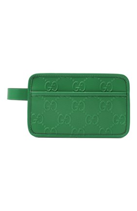 Мужской кожаный несессер GUCCI зеленого цвета по цене 57000 руб., арт. 627470/1W3AN | Фото 1 Мужской кожаный несессер GUCCI зеленого цвета, арт. 627470/1W3AN | Фото 1
