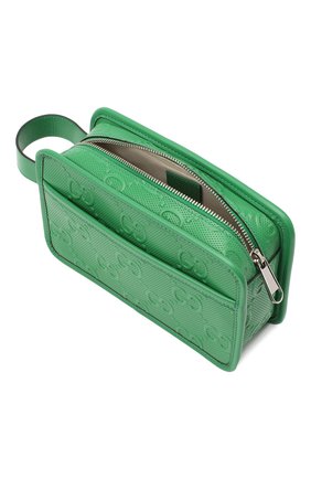Мужской кожаный несессер GUCCI зеленого цвета по цене 57000 руб., арт. 627470/1W3AN | Фото 3 Мужской кожаный несессер GUCCI зеленого цвета, арт. 627470/1W3AN | Фото 3 (Материал: Натуральная кожа)