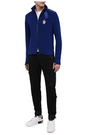 Мужская толстовка MONCLER GRENOBLE темно-синего цвета по цене 38200 руб., арт. F2-097-8G700-00-80093 | Фото 2 Мужская толстовка MONCLER GRENOBLE темно-синего цвета, арт. F2-097-8G700-00-80093 | Фото 2