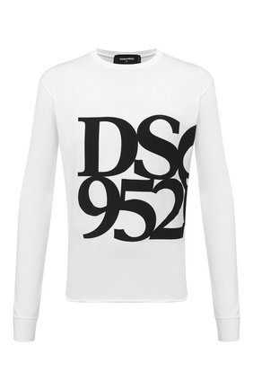 Мужская хлопковый лонгслив DSQUARED2 белого цвета по цене 26050 руб., арт. S71GD0933/S22427 | Фото 1 Мужская хлопковый лонгслив DSQUARED2 белого цвета, арт. S71GD0933/S22427 | Фото 1