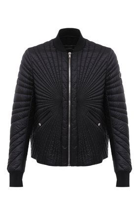 Мужской пуховый бомбер moncler + rick owens MONCLER черного цвета по цене 130500 руб., арт. MU20F0008/C0596 | Фото 1 Мужской пуховый бомбер moncler + rick owens MONCLER черного цвета, арт. MU20F0008/C0596 | Фото 1