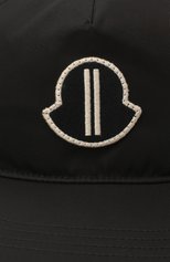 Мужской бейсболка moncler + rick owens MONCLER черного цвета, арт. MU20F0036/539TL | Фото 3 (Материал: Текстиль, Синтетический материал)