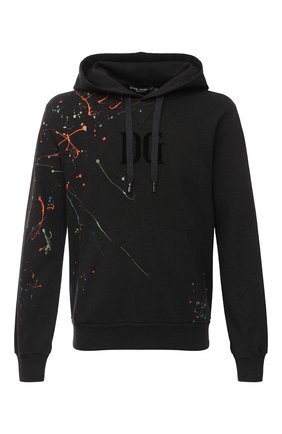 Мужской хлопковое худи DOLCE & GABBANA серого цвета по цене 69950 руб., арт. G9TY5T/FU7DU | Фото 1 Мужской хлопковое худи DOLCE & GABBANA серого цвета, арт. G9TY5T/FU7DU | Фото 1