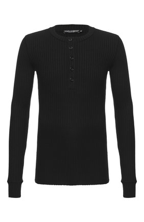 Мужская лонгслив DOLCE & GABBANA черного цвета по цене 39950 руб., арт. G8MJ8T/HU7GS | Фото 1 Мужская лонгслив DOLCE & GABBANA черного цвета, арт. G8MJ8T/HU7GS | Фото 1