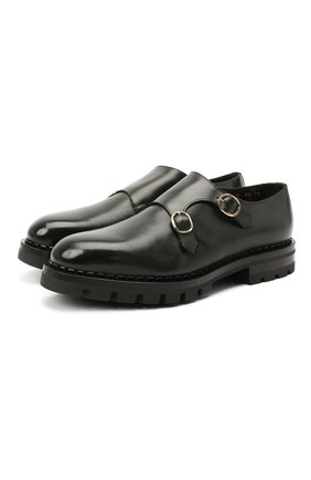 Мужские кожаные монки SANTONI зеленого цвета по цене 134000 руб., арт. MCC015188ML6YHSIV35 | Фото 1 Мужские кожаные монки SANTONI зеленого цвета, арт. MCC015188ML6YHSIV35 | Фото 1 (Материал утеплителя: Натуральный мех; Стили: Классический; Материал внешний: Кожа; Длина стельки: 28,5, 29, 31,3, 30, 27,6, 28, 25,5, 25,9, 26,4, 26,8, 27,2)