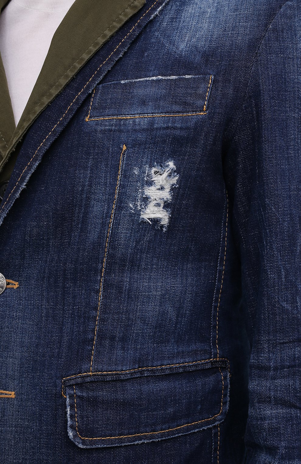 Джинсовый пиджак мужской фото