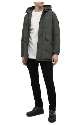 Мужская пуховик STONE ISLAND темно-зеленого цвета по цене 96600 руб., арт. 731571032 | Фото 2 Мужская пуховик STONE ISLAND темно-зеленого цвета, арт. 731571032 | Фото 2
