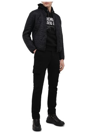 Мужской пуховый бомбер STONE ISLAND SHADOW PROJECT черного цвета по цене 69600 руб., арт. 731940902 | Фото 2 Мужской пуховый бомбер STONE ISLAND SHADOW PROJECT черного цвета, арт. 731940902 | Фото 2