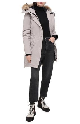 Женская парка rossclair CANADA GOOSE бежевого цвета по цене 99500 руб., арт. 2580L | Фото 2 Женская парка rossclair CANADA GOOSE бежевого цвета, арт. 2580L | Фото 2