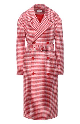 Женское пальто BALENCIAGA красного цвета по цене 213500 руб., арт. 626569/TIP05 | Фото 1 Женское пальто BALENCIAGA красного цвета, арт. 626569/TIP05 | Фото 1