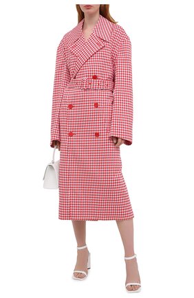 Женское пальто BALENCIAGA красного цвета по цене 213500 руб., арт. 626569/TIP05 | Фото 2 Женское пальто BALENCIAGA красного цвета, арт. 626569/TIP05 | Фото 2
