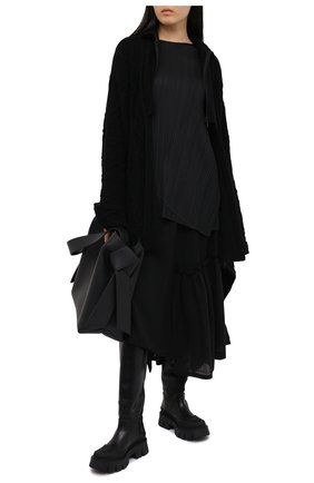 Женская топ ISSEY MIYAKE черного цвета по цене 39950 руб., арт. PP08-JT782 | Фото 2 Женская топ ISSEY MIYAKE черного цвета, арт. PP08-JT782 | Фото 2