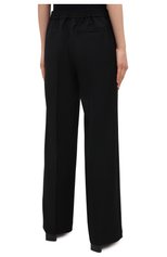Женские шерстяные брюки ACNE STUDIOS черного цвета, арт. AK0318 | Фото 4 (Длина (брюки, джинсы): Удлиненные; Силуэт Ж (брюки и джинсы): Широкие; Материал внешний: Шерсть; Женское Кросс-КТ: Брюки-одежда; Региональные ограничения белый список (Axapta Mercury): RU; Стили: Классический; Случай: Формальный)
