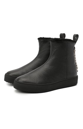 Женские кожаные ботинки GIUSEPPE ZANOTTI DESIGN черного цвета по цене 59950 руб., арт. RW00076/005 | Фото 1 Женские кожаные ботинки GIUSEPPE ZANOTTI DESIGN черного цвета, арт. RW00076/005 | Фото 1