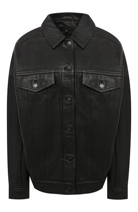Женская кожаная куртка J BRAND черного цвета по цене 115000 руб., арт. JB003078 | Фото 1 Женская кожаная куртка J BRAND черного цвета, арт. JB003078 | Фото 1