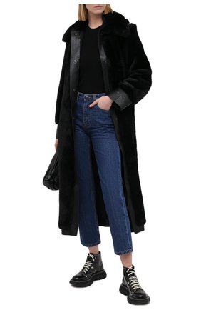Женская шуба из экомеха STELLA MCCARTNEY черного цвета по цене 244000 руб., арт. 601140/SPB09 | Фото 2 Женская шуба из экомеха STELLA MCCARTNEY черного цвета, арт. 601140/SPB09 | Фото 2