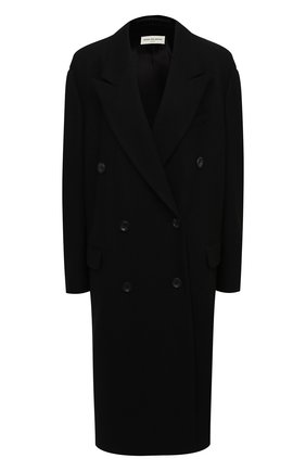 Женское шерстяное пальто DRIES VAN NOTEN черного цвета по цене 150500 руб., арт. 202-10225-1315 | Фото 1 Женское шерстяное пальто DRIES VAN NOTEN черного цвета, арт. 202-10225-1315 | Фото 1