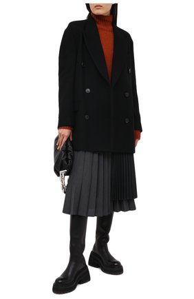 Женское шерстяное пальто DRIES VAN NOTEN черного цвета по цене 142500 руб., арт. 202-10227-1315 | Фото 2 Женское шерстяное пальто DRIES VAN NOTEN черного цвета, арт. 202-10227-1315 | Фото 2