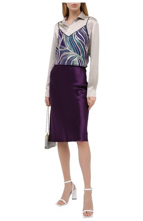 Женский топ DRIES VAN NOTEN фиолетового цвета по цене 76200 руб., арт. 202-10734-1421 | Фото 2 Женский топ DRIES VAN NOTEN фиолетового цвета, арт. 202-10734-1421 | Фото 2