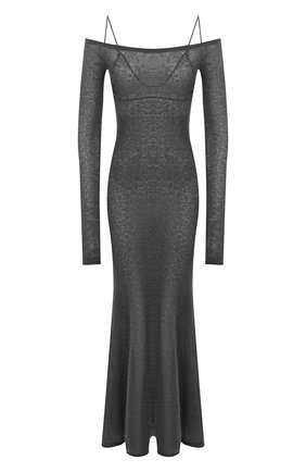 Женское платье JACQUEMUS темно-серого цвета по цене 54700 руб., арт. 203KN07/213950 | Фото 1 Женское платье JACQUEMUS темно-серого цвета, арт. 203KN07/213950 | Фото 1