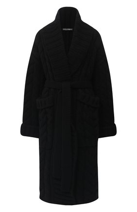 Женский кардиган из шерсти и кашемира DOLCE & GABBANA черного цвета по цене 579500 руб., арт. FXA69T/JBMD7 | Фото 1 Женский кардиган из шерсти и кашемира DOLCE & GABBANA черного цвета, арт. FXA69T/JBMD7 | Фото 1