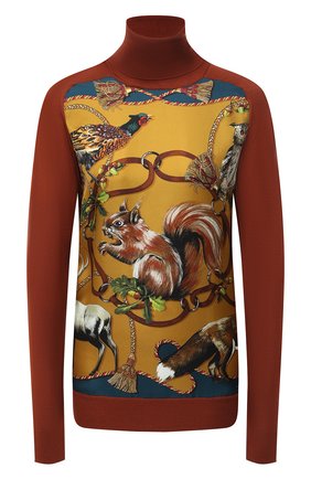 Женская водолазка из кашемира и шелка DOLCE & GABBANA коричневого цвета по цене 89950 руб., арт. FX938T/JAM6A | Фото 1 Женская водолазка из кашемира и шелка DOLCE & GABBANA коричневого цвета, арт. FX938T/JAM6A | Фото 1