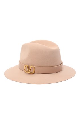 Женская фетровая шляпа valentino garavani VALENTINO бежевого цвета по цене 49350 руб., арт. UW0HAA26/YTE | Фото 1 Женская фетровая шляпа valentino garavani VALENTINO бежевого цвета, арт. UW0HAA26/YTE | Фото 1