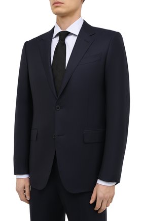 Мужской шерстяной костюм ERMENEGILDO ZEGNA темно-синего цвета по цене 995000 руб., арт. E22617/22122C | Фото 2 Мужской шерстяной костюм ERMENEGILDO ZEGNA темно-синего цвета, арт. E22617/22122C | Фото 2