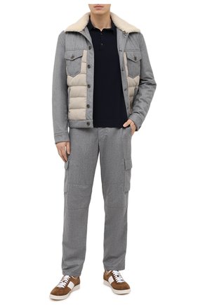 Мужское шерстяное поло ERMENEGILDO ZEGNA темно-синего цвета по цене 213500 руб., арт. U7M01/132 | Фото 2 Мужское шерстяное поло ERMENEGILDO ZEGNA темно-синего цвета, арт. U7M01/132 | Фото 2