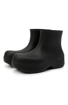 Мужские резиновые сапоги puddle BOTTEGA VENETA черного цвета по цене 42350 руб., арт. 640043/V00P0 | Фото 1 Мужские резиновые сапоги puddle BOTTEGA VENETA черного цвета, арт. 640043/V00P0 | Фото 1