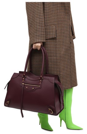 Женская сумка neo classic large BALENCIAGA бордового цвета по цене 199500 руб., арт. 638531/11R11 | Фото 2 Женская сумка neo classic large BALENCIAGA бордового цвета, арт. 638531/11R11 | Фото 2