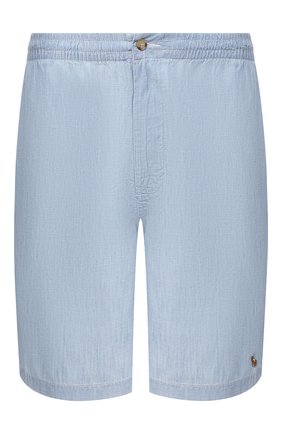 Мужские хлопковые шорты POLO RALPH LAUREN голубого цвета по цене 8720 руб., арт. 711798885/PRL BS | Фото 1 Мужские хлопковые шорты POLO RALPH LAUREN голубого цвета, арт. 711798885/PRL BS | Фото 1