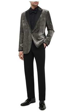 Мужская хлопковая сорочка CORNELIANI черного цвета по цене 22800 руб., арт. 86P191-0811082/00 | Фото 2 Мужская хлопковая сорочка CORNELIANI черного цвета, арт. 86P191-0811082/00 | Фото 2