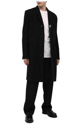 Мужской кожаные дерби JIL SANDER черного цвета по цене 67050 руб., арт. JI35501A-12232 | Фото 2 Мужской кожаные дерби JIL SANDER черного цвета, арт. JI35501A-12232 | Фото 2