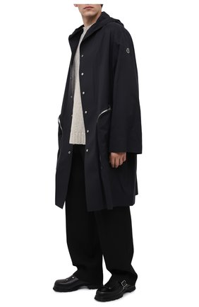 Мужские кожаные монки JIL SANDER черного цвета по цене 74000 руб., арт. JI35503A-12232 | Фото 2 Мужские кожаные монки JIL SANDER черного цвета, арт. JI35503A-12232 | Фото 2