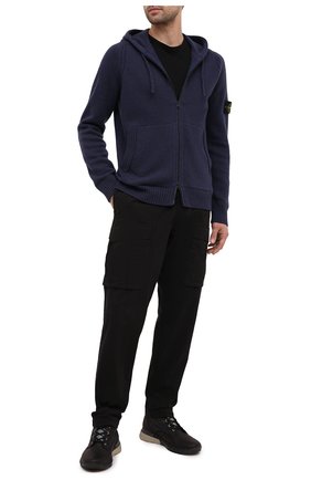 Мужская шерстяной кардиган STONE ISLAND темно-синего цвета по цене 34000 руб., арт. 7315501A3 | Фото 2 Мужская шерстяной кардиган STONE ISLAND темно-синего цвета, арт. 7315501A3 | Фото 2