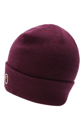 Мужская шапка BAPE фиолетового цвета по цене 7855 руб., арт. 1G80180023 | Фото 2 Мужская шапка BAPE фиолетового цвета, арт. 1G80180023 | Фото 2