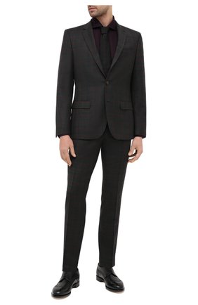 Мужская хлопковая сорочка CORNELIANI бордового цвета по цене 23700 руб., арт. 86P012-0811224/00 | Фото 2 Мужская хлопковая сорочка CORNELIANI бордового цвета, арт. 86P012-0811224/00 | Фото 2