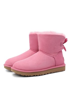 Женские замшевые сапоги classic bailey UGG розового цвета по цене 17150 руб., арт. 1016501_WBRR | Фото 1 Женские замшевые сапоги classic bailey UGG розового цвета, арт. 1016501_WBRR | Фото 1