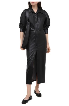 Женские кожаные балетки GIVENCHY черного цвета по цене 64300 руб., арт. BE500HE0T5 | Фото 2 Женские кожаные балетки GIVENCHY черного цвета, арт. BE500HE0T5 | Фото 2