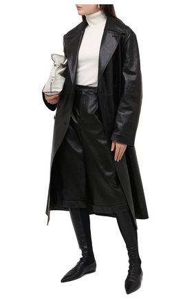 Женские кожаные сапоги JIL SANDER черного цвета по цене 83950 руб., арт. JS35101A-12030 | Фото 2 Женские кожаные сапоги JIL SANDER черного цвета, арт. JS35101A-12030 | Фото 2
