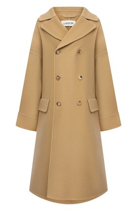 Женское шерстяное пальто LANVIN бежевого цвета по цене 299500 руб., арт. RM-0U0407-4337-H20 | Фото 1 Женское шерстяное пальто LANVIN бежевого цвета, арт. RM-0U0407-4337-H20 | Фото 1