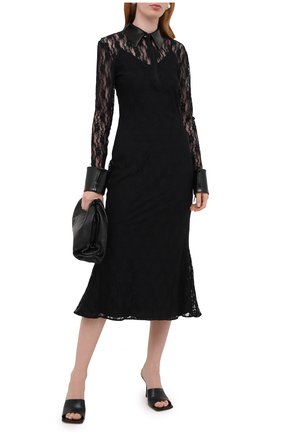 Женское платье CHRISTOPHER KANE черного цвета по цене 108500 руб., арт. PF20 DR3572 FL0WER STRETCH LACE | Фото 2 Женское платье CHRISTOPHER KANE черного цвета, арт. PF20 DR3572 FL0WER STRETCH LACE | Фото 2
